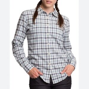 MEC Cottage 2 Long Sleeve Shirt Blue / White Plaid M